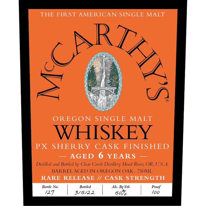 McCarthy’s 6 Year PX Sherry Cask Finished Single Malt - Goro's Liquor