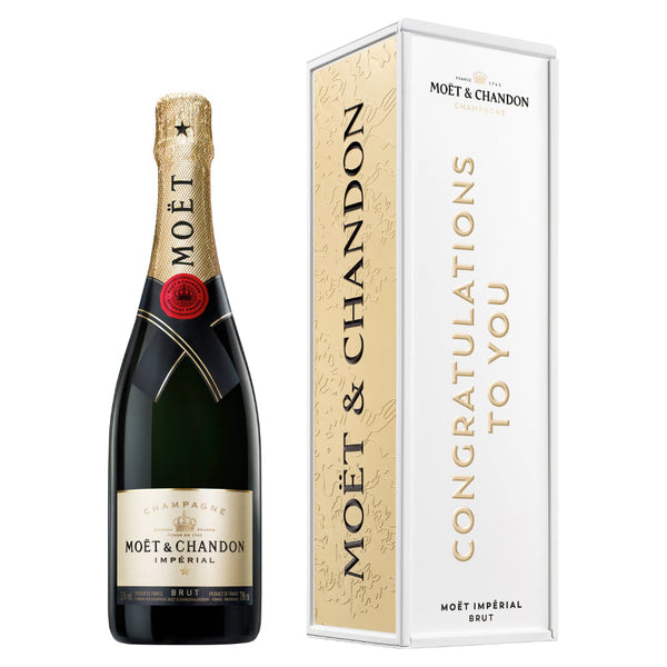 Moët Impérial Brut "Congratulations To You" Metal Box - Goro's Liquor