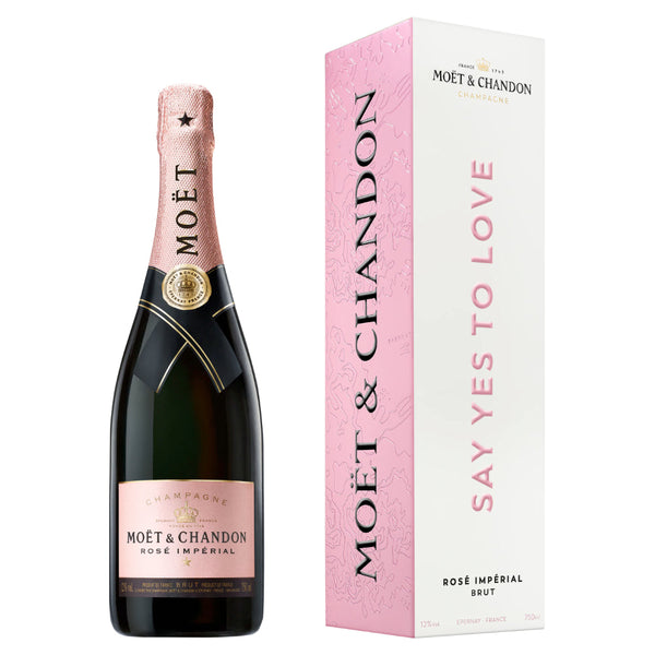 Moët Impérial Rosé "Say Yes To Love" Cardboard Box - Goro's Liquor