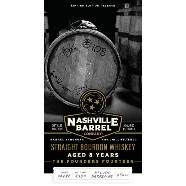 Nashville Barrel Company The Founders Fourteen 8 Year Old Straight Bourbon - Goro's Liquor