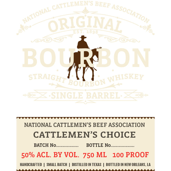 National Cattlemen's Beef Association Original Bourbon - Goro's Liquor