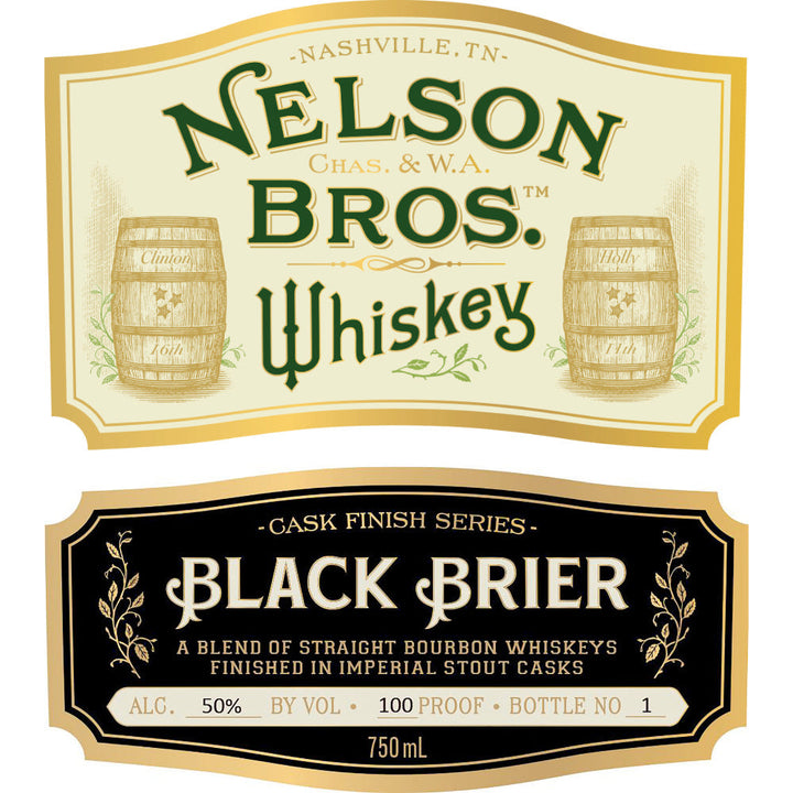 Nelson Bros Black Brier Bourbon Finished in Imperial Stout Casks - Goro's Liquor