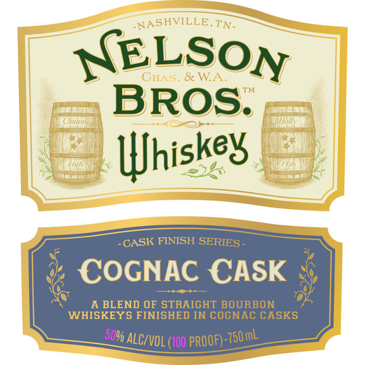 Nelson Bros Cognac Cask Finished Straight Bourbon - Goro's Liquor