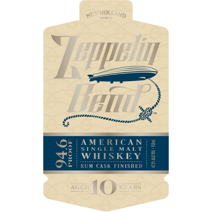 New Holland Spirits Zeppelin Bend 10 Year Single Malt Rum Cask Finished - Goro's Liquor