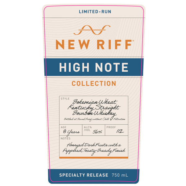 New Riff High Note Collection Bohemian Wheat Kentucky Straight Bourbon - Goro's Liquor