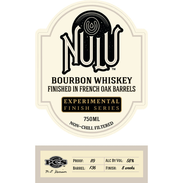 Nulu Bourbon Finished in French Oak Barrels - Goro's Liquor