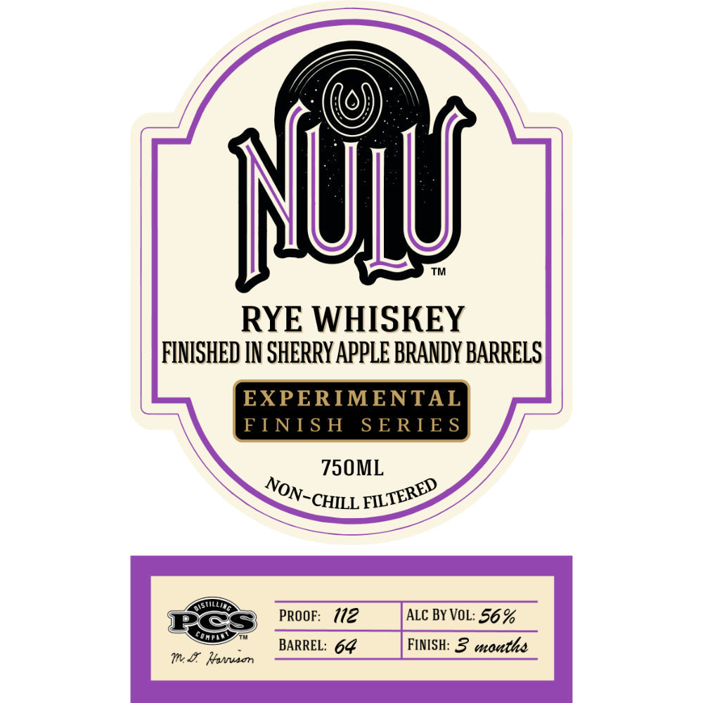 Nulu Rye Finished In Sherry Apple Brandy Barrels - Goro's Liquor