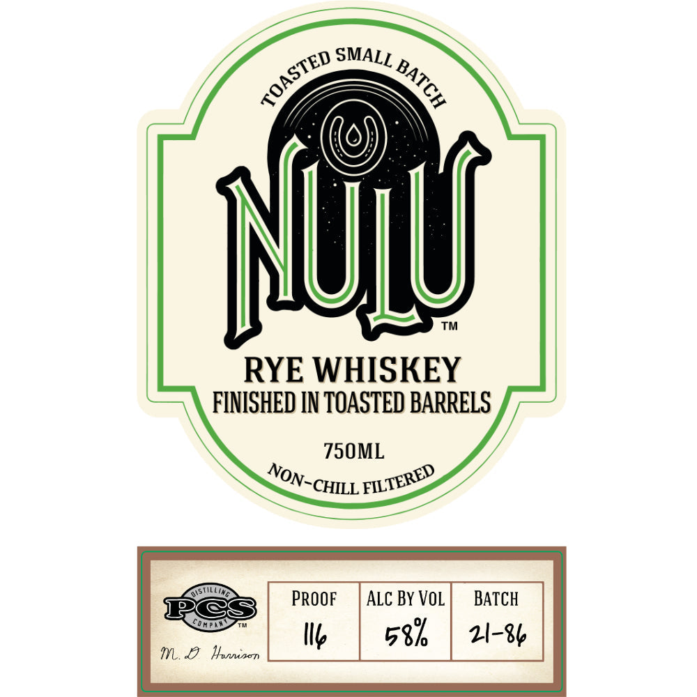 Nulu Rye Whiskey Finished in Toasted Barrels - Goro's Liquor