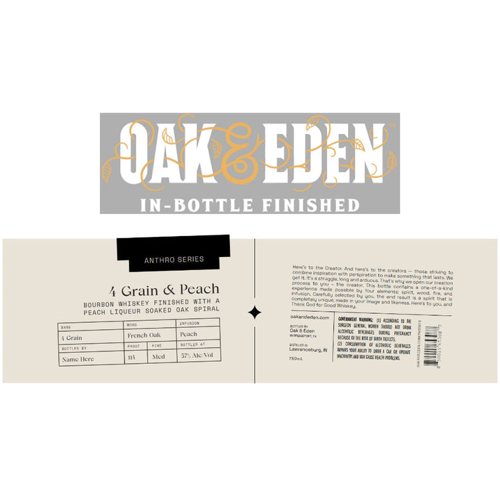 Oak & Eden Anthro Series 4 Grain & Peach - Goro's Liquor