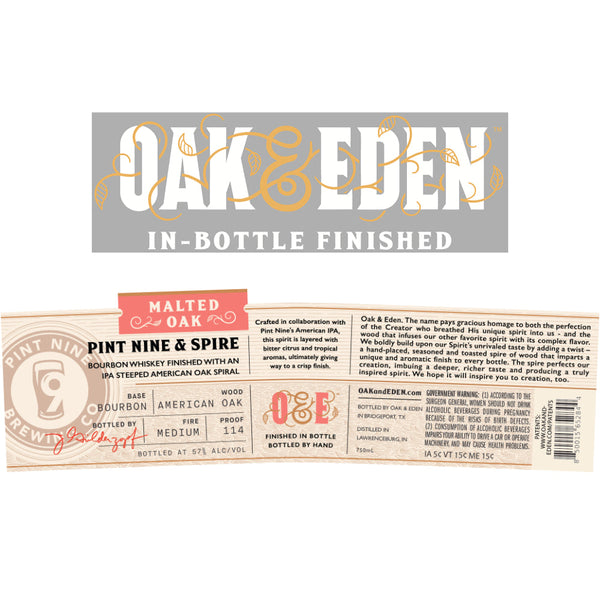 Oak & Eden Malted Oak Pint Nine & Spire - Goro's Liquor