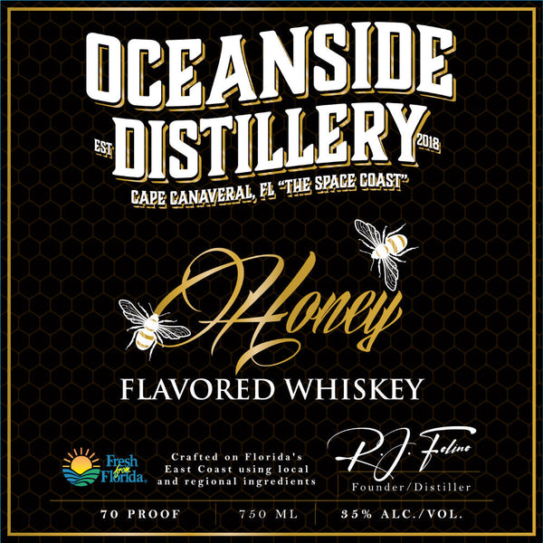 Oceanside Distillery Honey Flavored Whiskey - Goro's Liquor