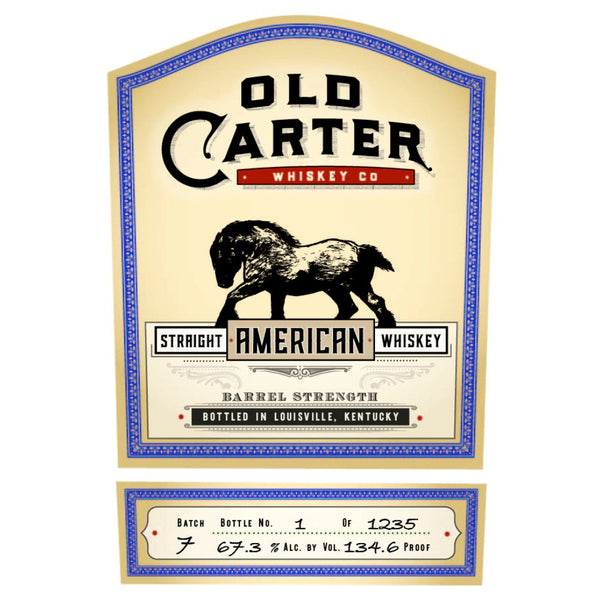 Old Carter Straight American Whiskey Batch 10 - Goro's Liquor