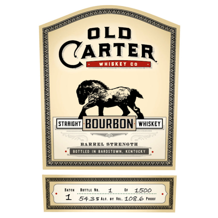 Old Carter Barrel Strength Batch 1 - Goro's Liquor