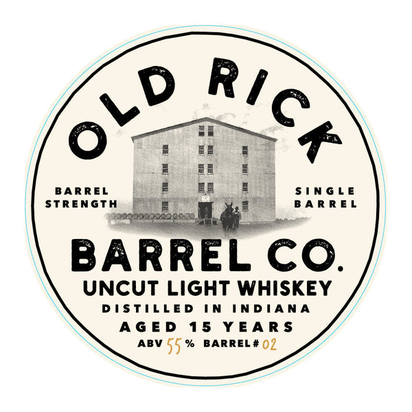 Old Rick Barrel Co. 15 Year Old Uncut Light Whiskey - Goro's Liquor