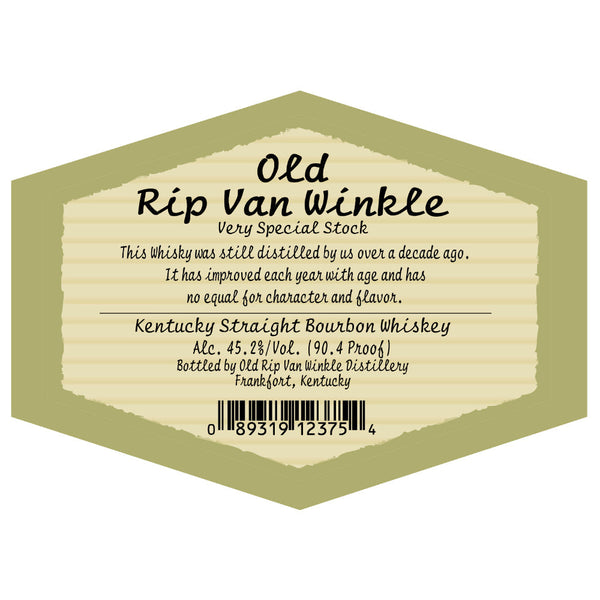 Old Rip Van Winkle 10 Year Old 90.4 Proof - Goro's Liquor