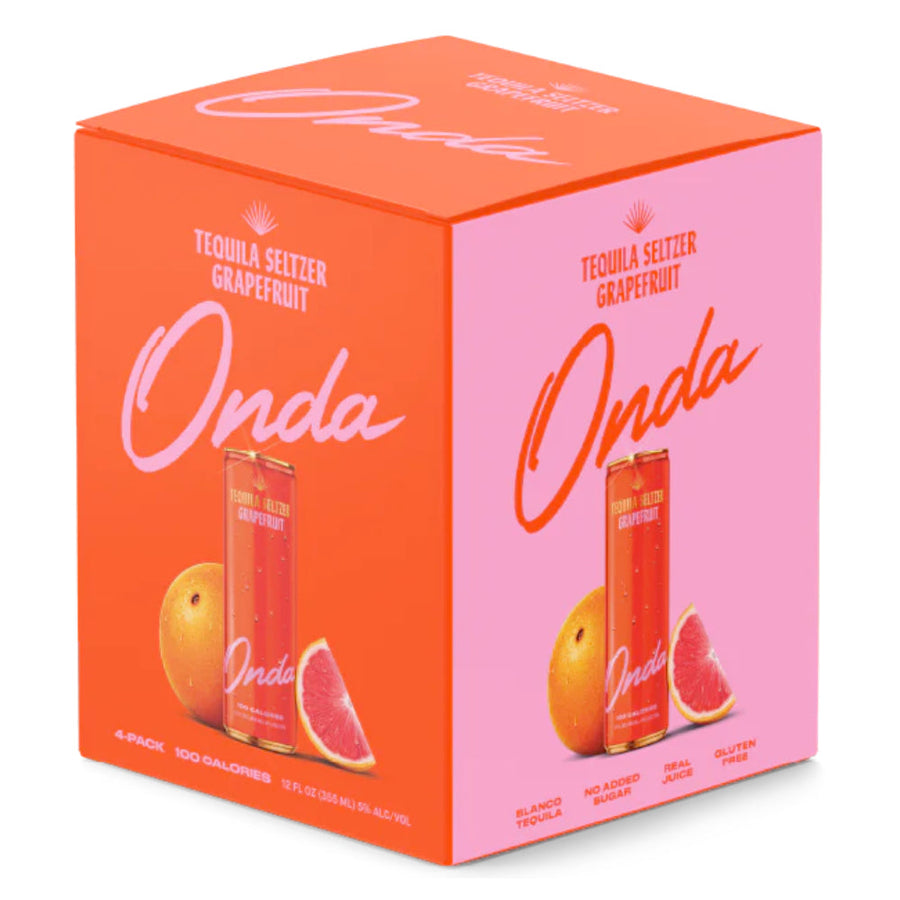 Onda Tequila Seltzer Grapefruit 4 Pack - Goro's Liquor