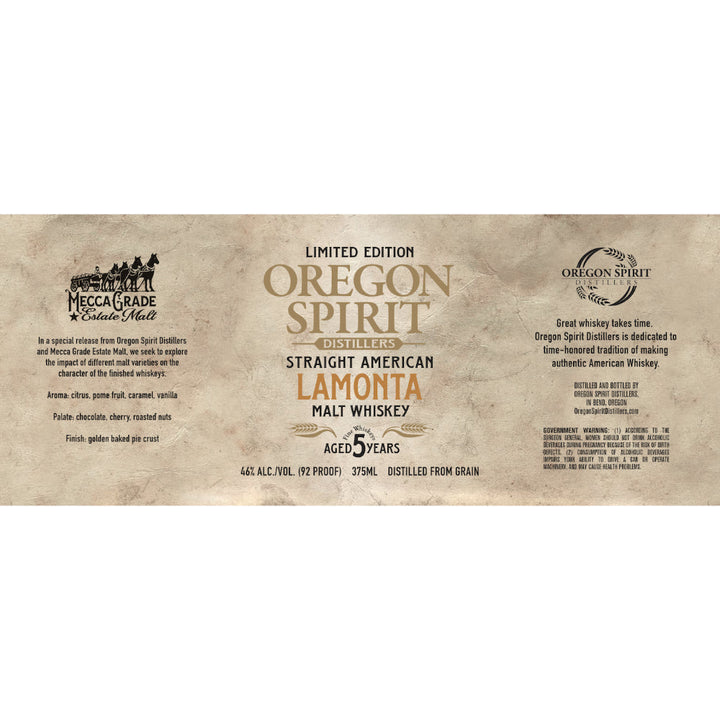 Oregon Spirit Distillers Lamonta Straight Malt Whiskey - Goro's Liquor