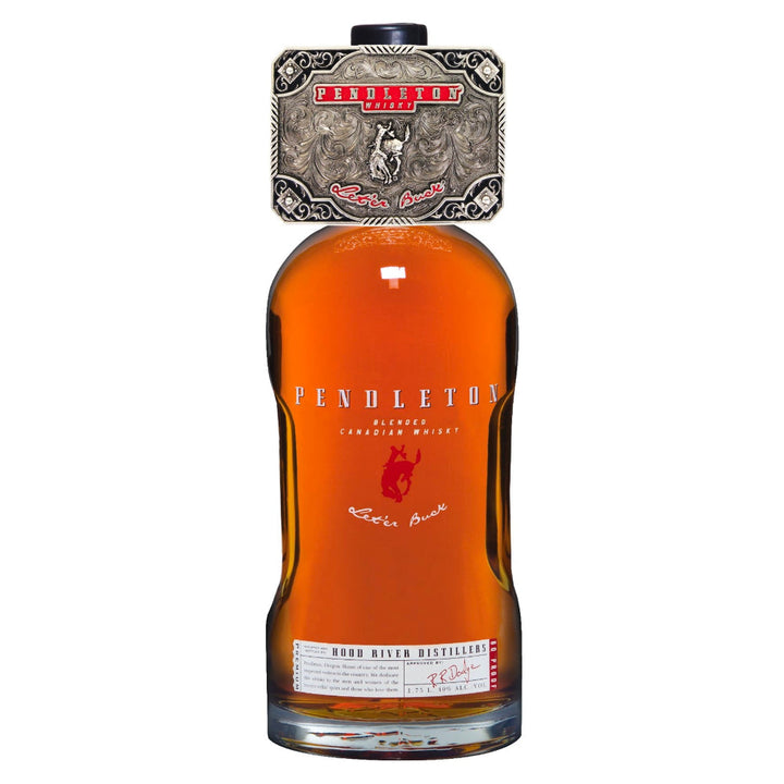 Pendleton Limited Edition Belt Buckle Gift Pack 1.75 Liter - Goro's Liquor