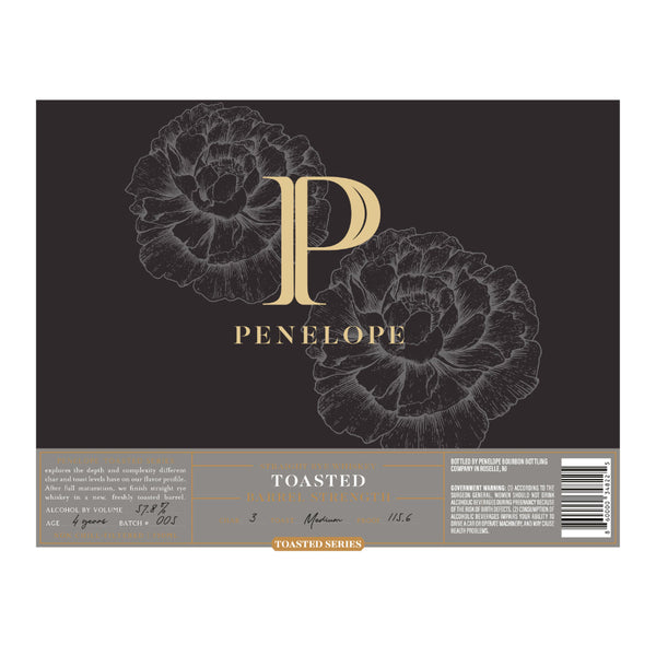 Penelope Toasted Series Straight Rye - Goro's Liquor