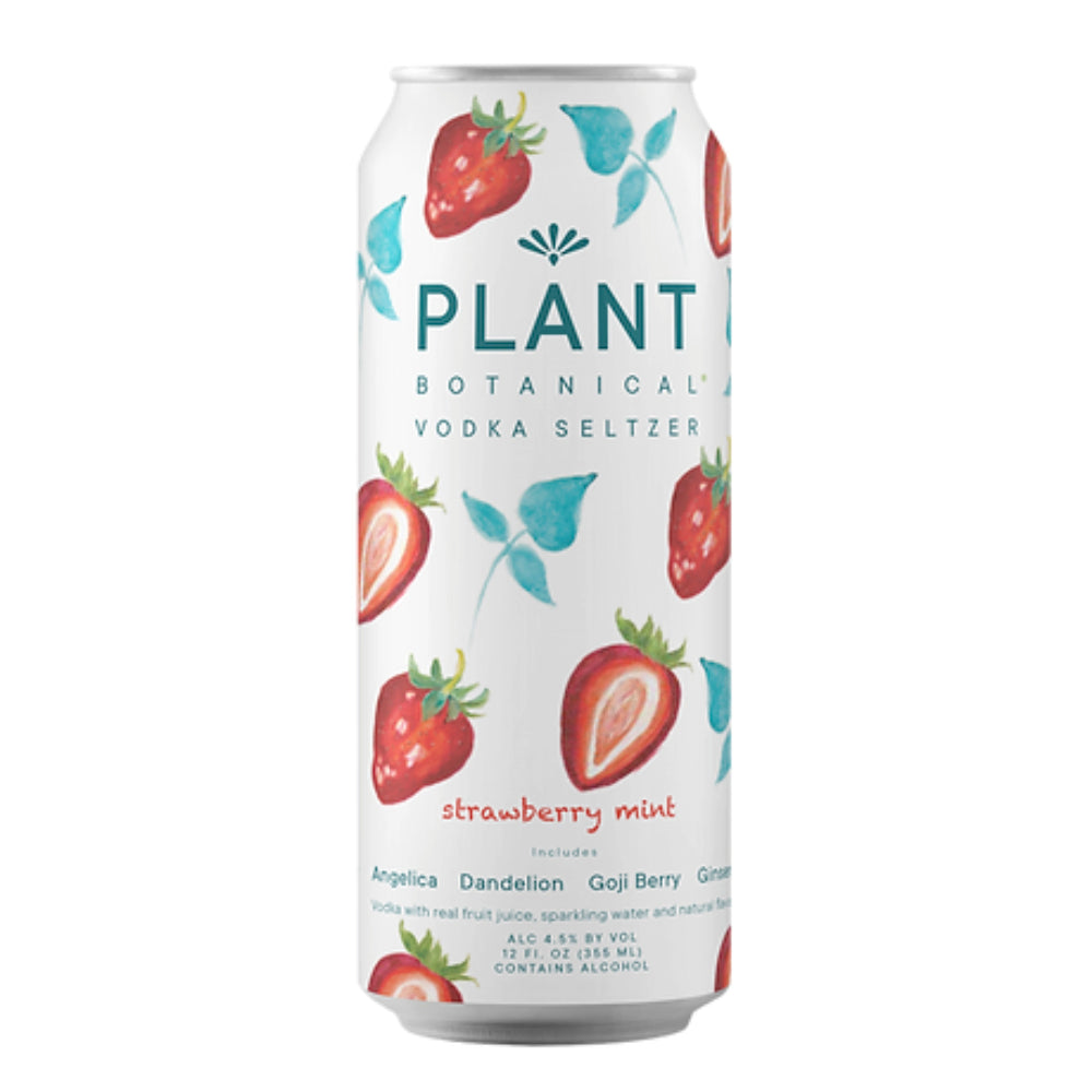 Plant Botanical Strawberry Mint Vodka Seltzer 4PK - Goro's Liquor