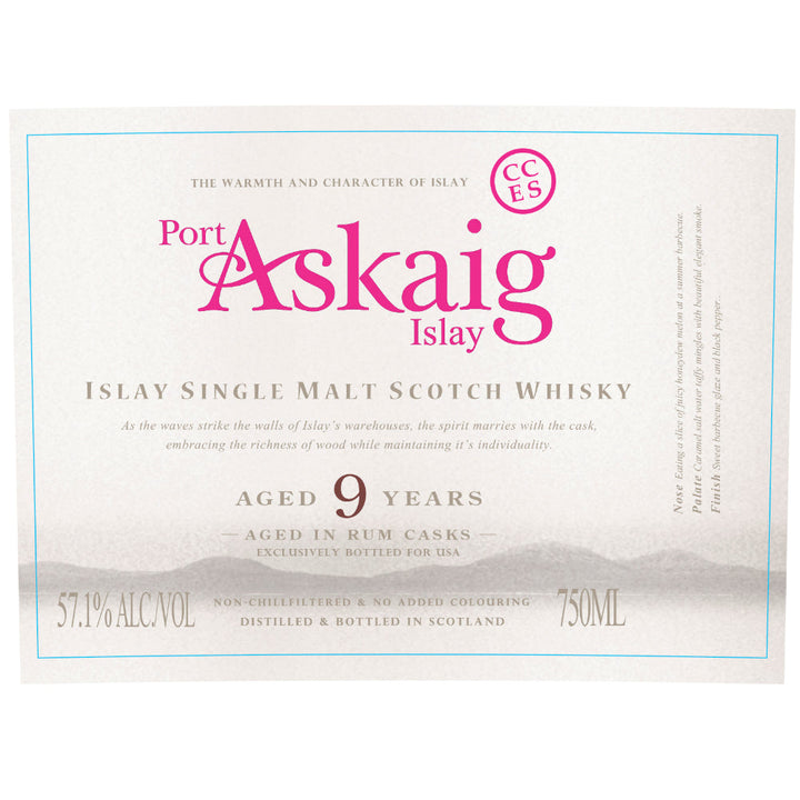 Port Askaig 9 Year Old Rum Cask Aged - Goro's Liquor