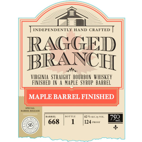 Ragged Branch Maple Syrup Barrel Finished Bourbon - Goro's Liquor