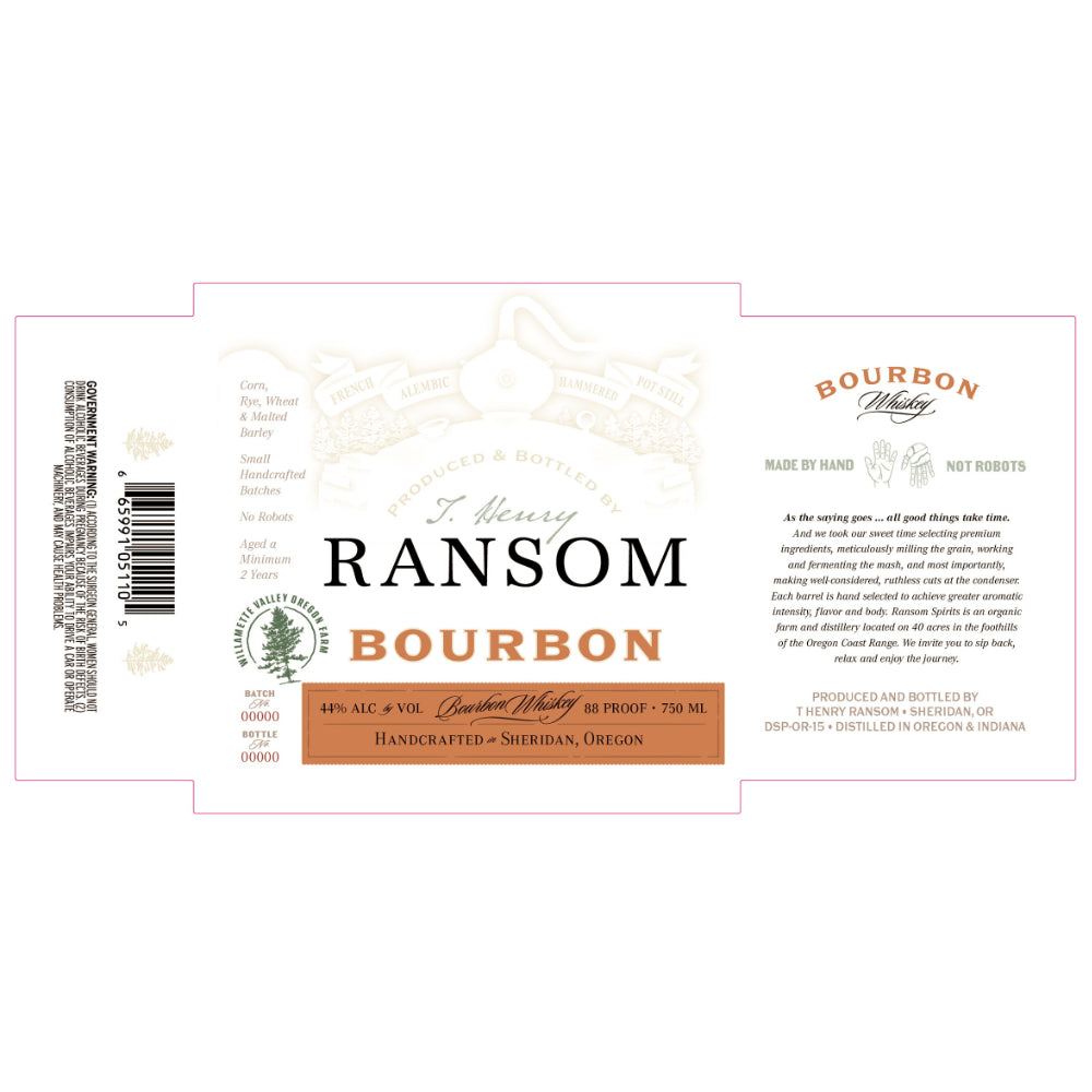 Ransom Bourbon - Goro's Liquor