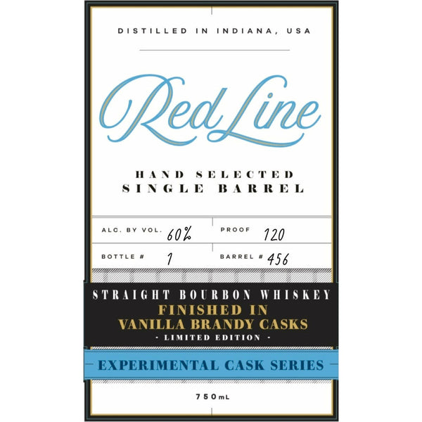 Red Line Experimental Cask Bourbon Finished in Vanilla Brandy Casks - Goro's Liquor