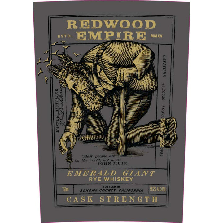 Redwood Empire Emerald Giant Cask Strength Rye - Goro's Liquor