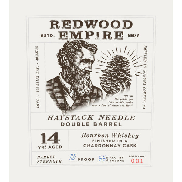 Redwood Empire Haystack Needle 14 Year Old Bourbon Finished in a Chardonnay Cask - Goro's Liquor