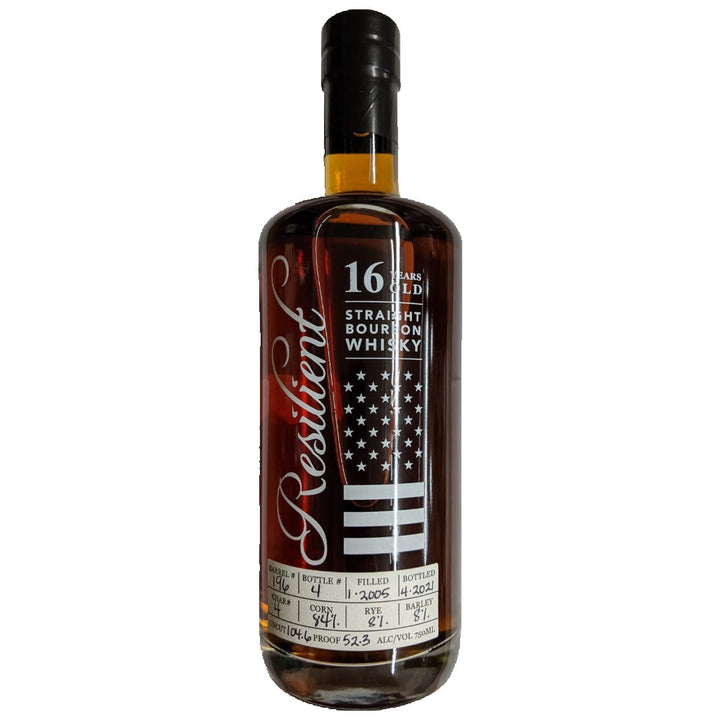 Resilient 16 Year Old Straight Bourbon Barrel #186 - Goro's Liquor