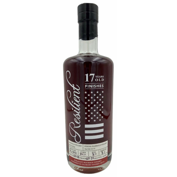 Resilient 17 Year Old Bourbon 116.7 Proof - Goro's Liquor