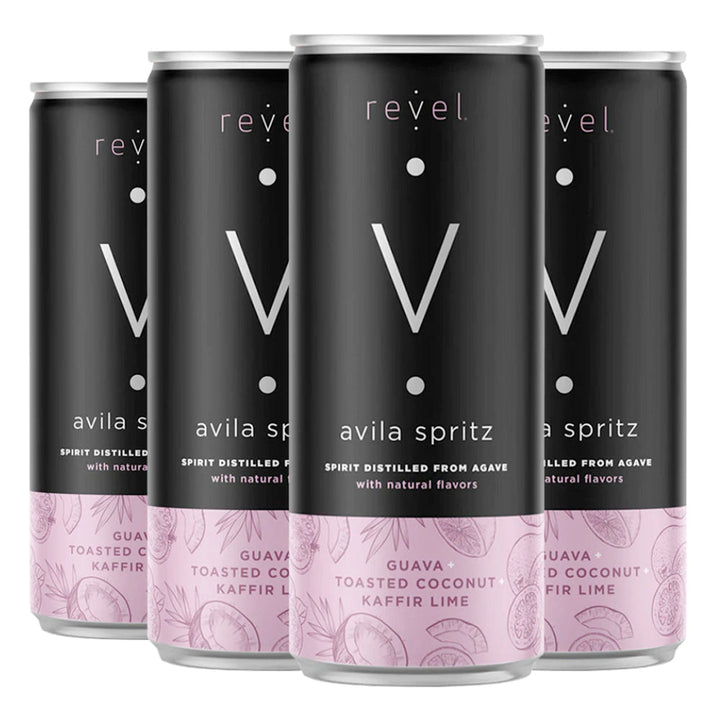 Revel Avila Spritz - Guava + Toasted Coconut + Kaffir Lime 4PK - Goro's Liquor