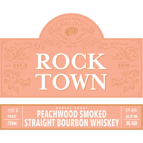 Rock Town Peachwood Smoked Bourbon - Goro's Liquor