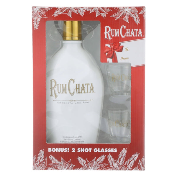 RumChata With 2 Shot Glasses - Goro's Liquor