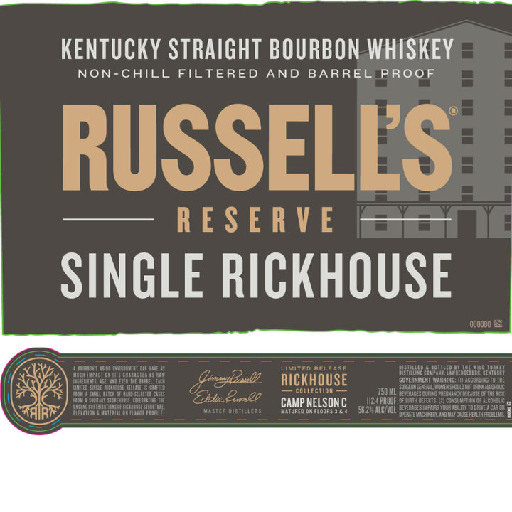 Russell’s Reserve Single Rickhouse Collection Camp Nelson C - Goro's Liquor