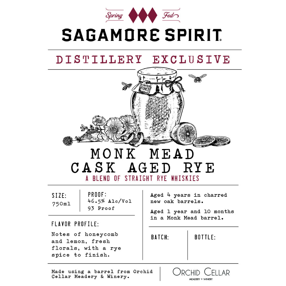 Sagamore Spirit Distillery Exclusive Monk Mead Cask Aged Rye - Goro's Liquor