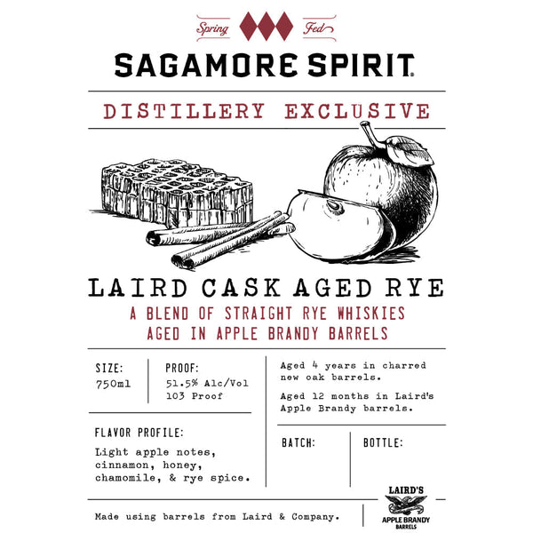 Sagamore Spirit Laird Cask Aged Rye - Goro's Liquor