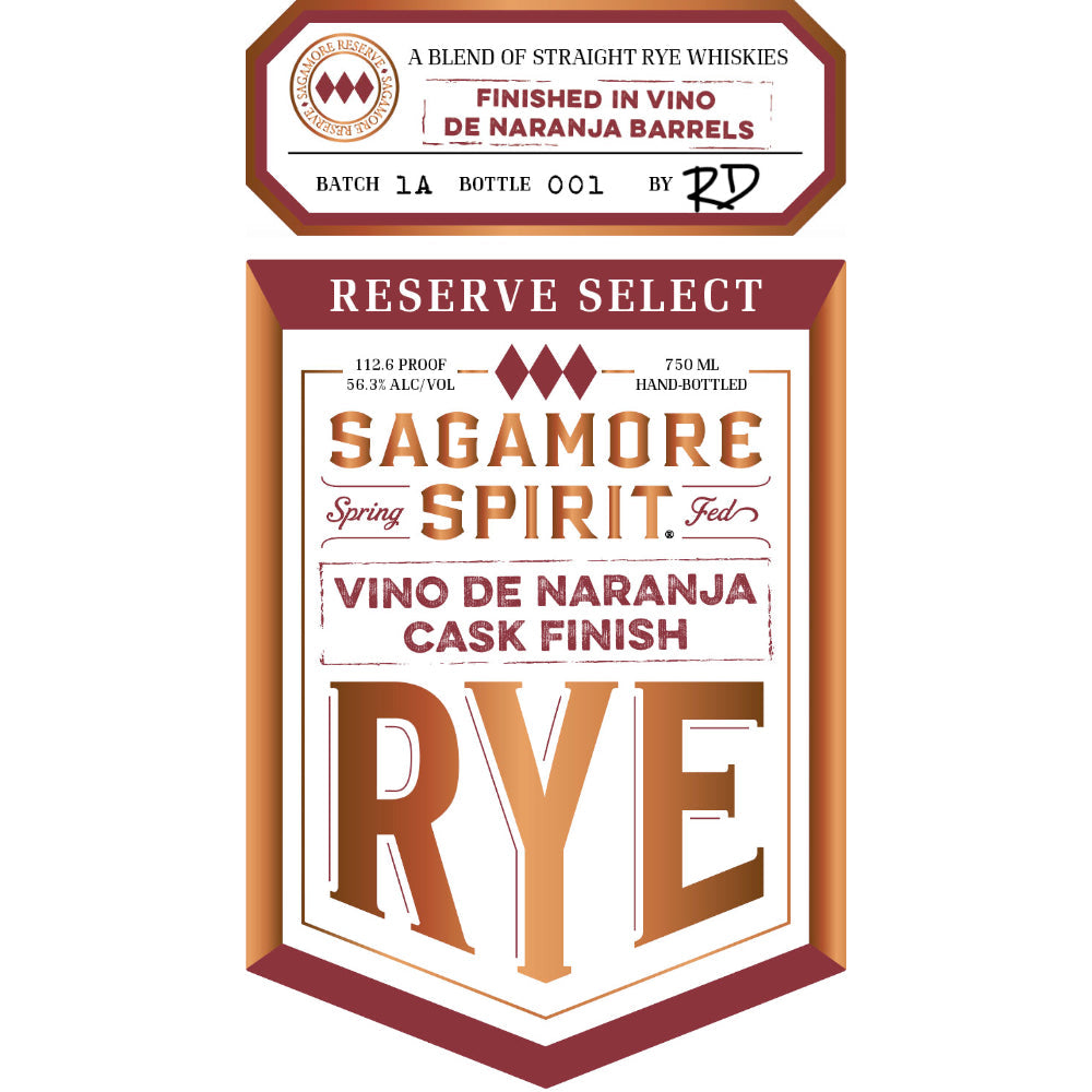 Sagamore Spirit Reserve Select Vino de Naranja Cask Finish Rye - Goro's Liquor