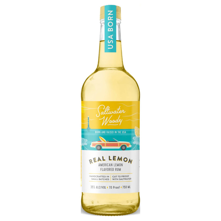 Saltwater Woody Real Lemon Flavored Rum - Goro's Liquor