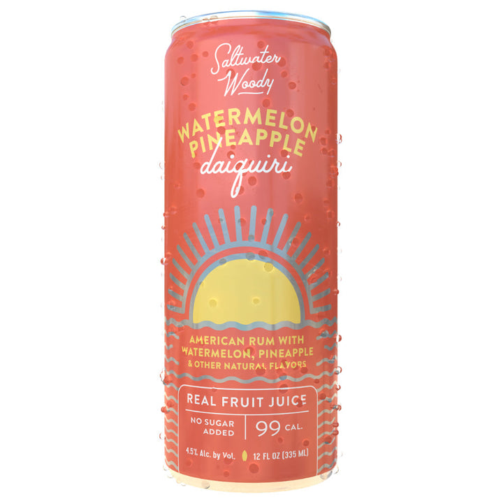 Saltwater Woody Watermelon Pineapple Daiquiri Canned Cocktail - Goro's Liquor