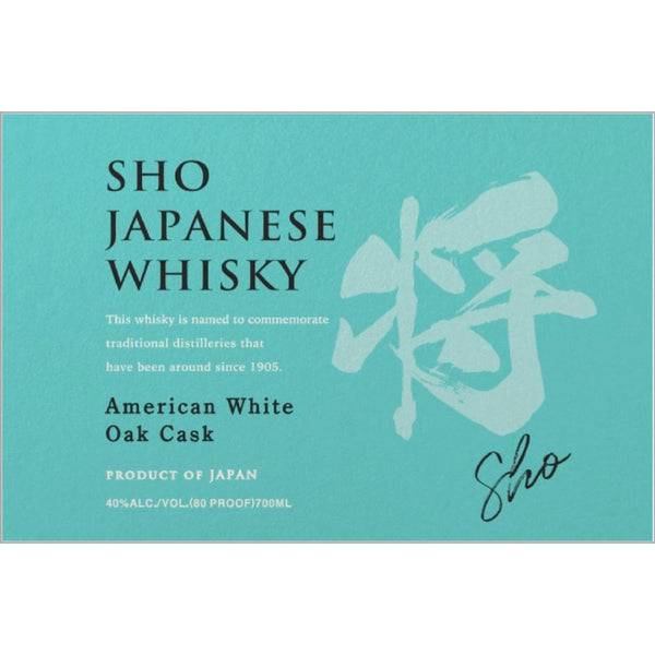 Sho American White Oak Cask Whisky - Goro's Liquor