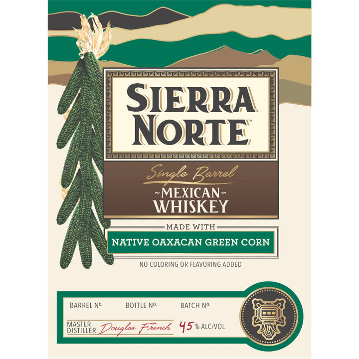 Sierra Norte Single Barrel Green Corn Mexican Whiskey - Goro's Liquor