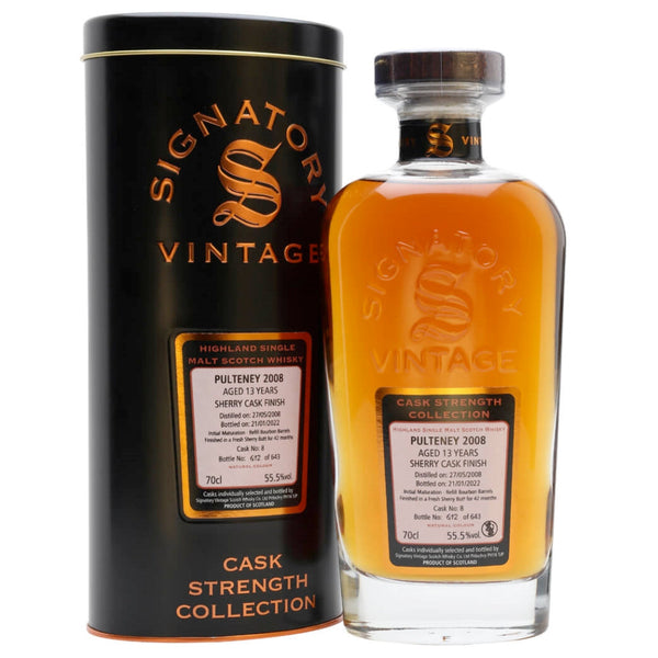 Signatory Cask Strength Collection Pulteney 13 Year Old 2008 - Goro's Liquor