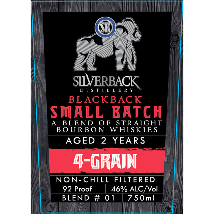 Silverback Blackback 4 Grain Blended Bourbon - Goro's Liquor