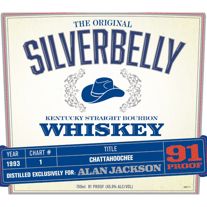 Silverbelly Bourbon By Alan Jackson - Chattahoochee Year 1993 - Goro's Liquor