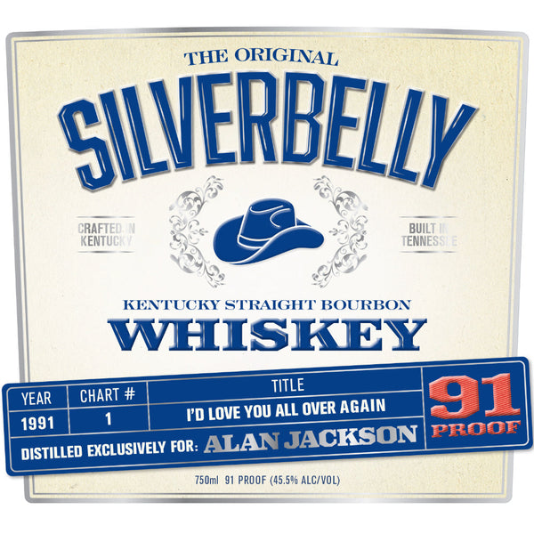 Silverbelly Bourbon By Alan Jackson - I'd Love You All Over Again Year 1991 - Goro's Liquor