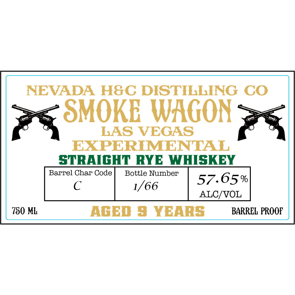 Smoke Wagon 9 Year Old Experimental Straight Rye - Goro's Liquor