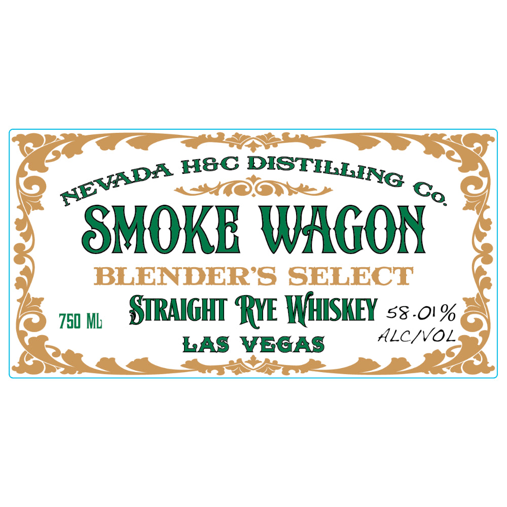 Smoke Wagon Blender’s Select Straight Rye Whiskey - Goro's Liquor