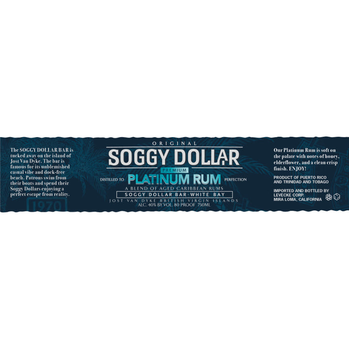 Soggy Dollar Premium Platinum Rum - Goro's Liquor